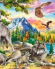 1000 κομμάτια WOLF FAMILY AND EAGLES