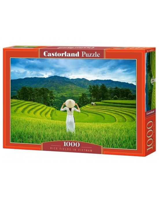 1000 κομμάτια RICE FIELDS IN VIETNAM