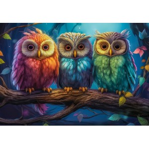 1000 κομμάτια THREE LITTLE OWLS