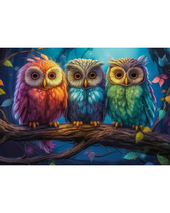 1000 κομμάτια THREE LITTLE OWLS
