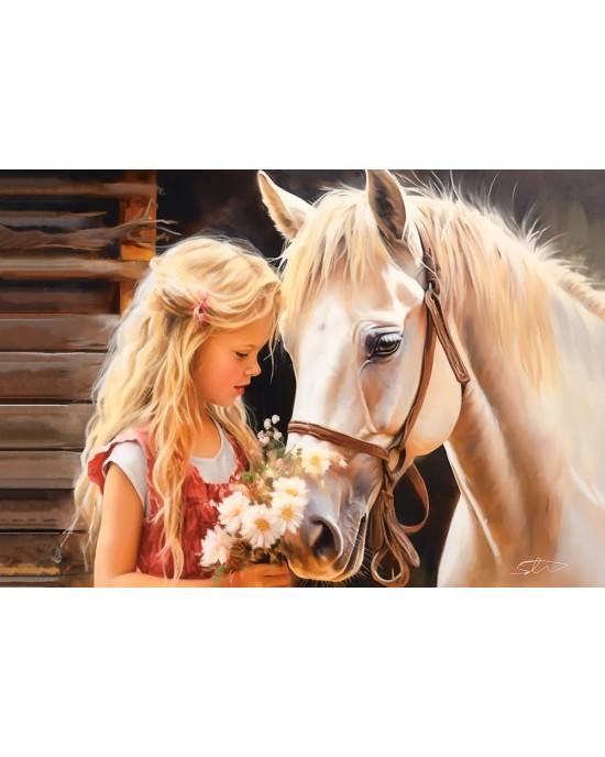 1000 κομμάτια MY FRIEND HORSE