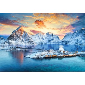 1000 κομμάτια SUNRISE ON SAKRISOY, LOFOTEN, NORWAY