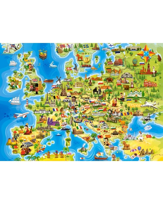 100 κομμάτια MAP OF EUROPE