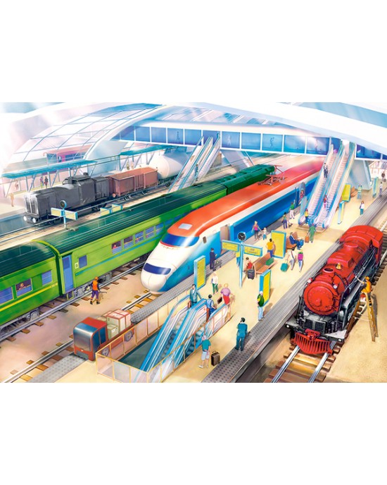 100 κομμάτια TRAIN STATION