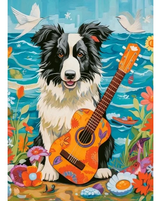 100 κομμάτια COLLIE, GUITAR AND THE SEA