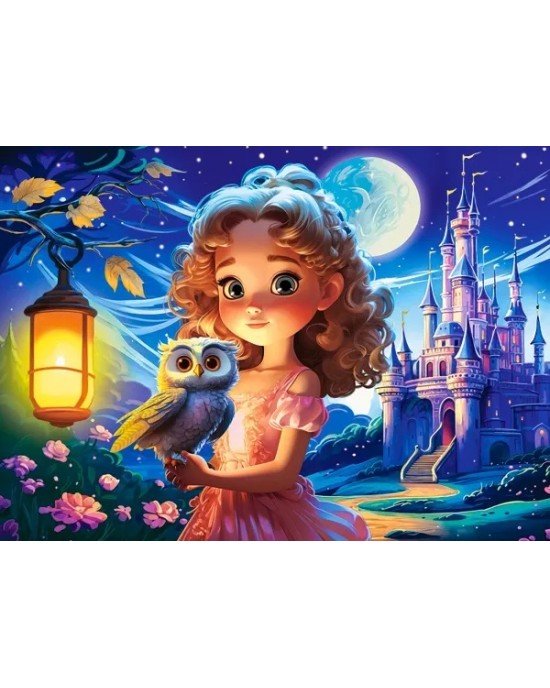 120 κομμάτια PRINCESS WITH OWL