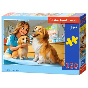 120 κομμάτια DOGS AT THE VET