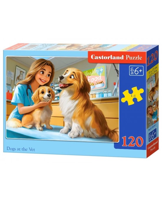 120 κομμάτια DOGS AT THE VET