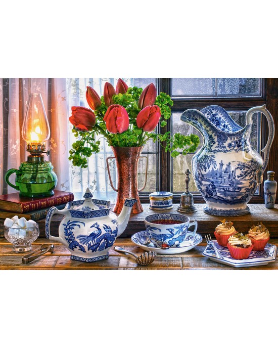 1500 κομμάτια STILL LIFE WITH TULIPS