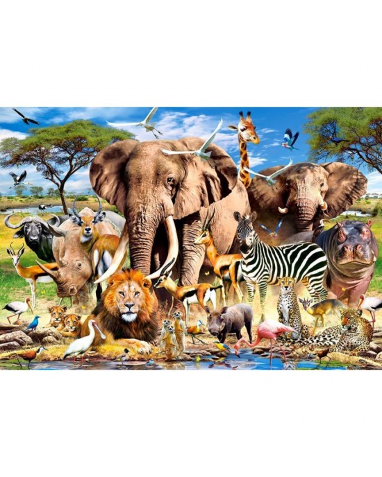 200 κομμάτια SAVANNA ANIMALS