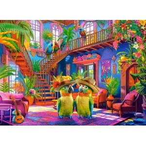 200 κομμάτια PARROTS IN PARADISE
