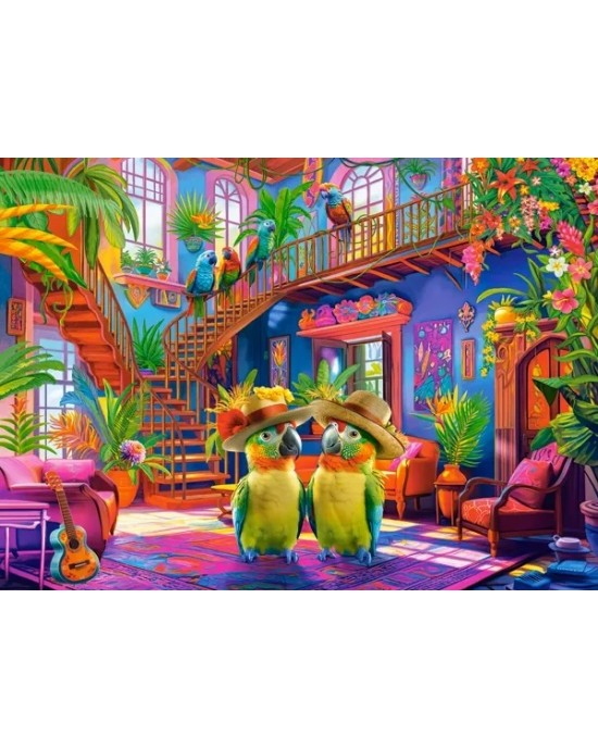 200 κομμάτια PARROTS IN PARADISE