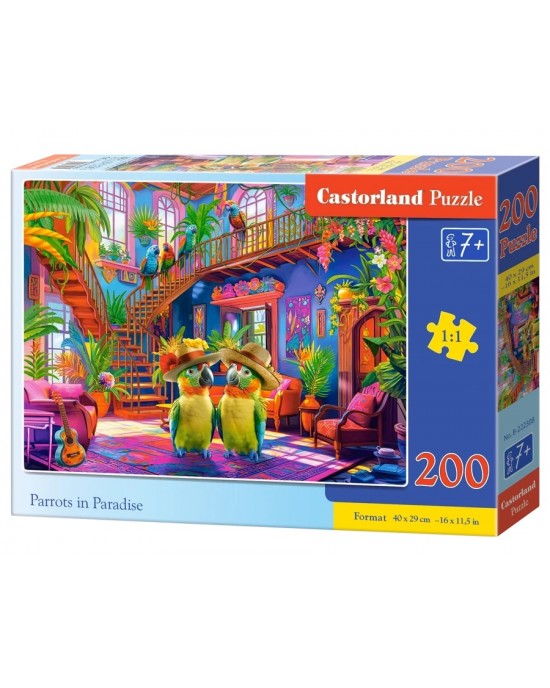 200 κομμάτια PARROTS IN PARADISE