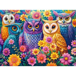 3000 κομμάτια FLOWER OWL MEETING