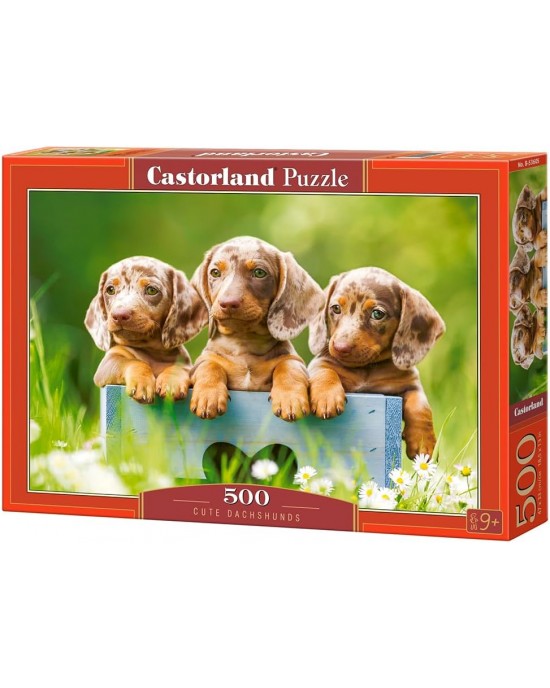 500 κομμάτια CUTE DACHSHUNDS