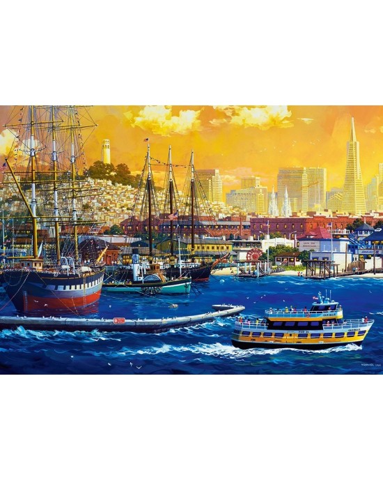 500 κομμάτια SAN FRANCISCO HARBOUR