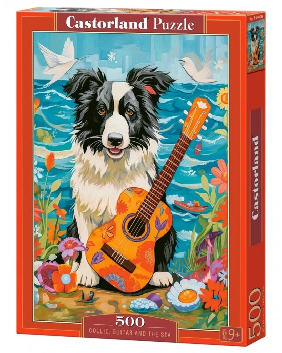 500 κομμάτια COLLIE, GUITAR AND THE SEA