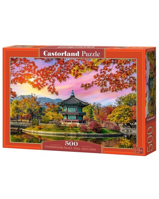 500 κομμάτια GYEONGBOKGUNG PALACE, SEOUL, SOUTH KOREA
