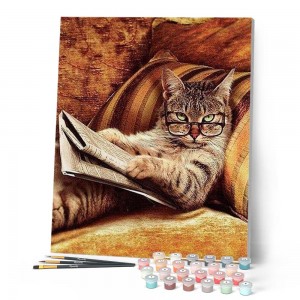Ζωγραφική με αριθμούς Don't mess with This Cat 40x50cm