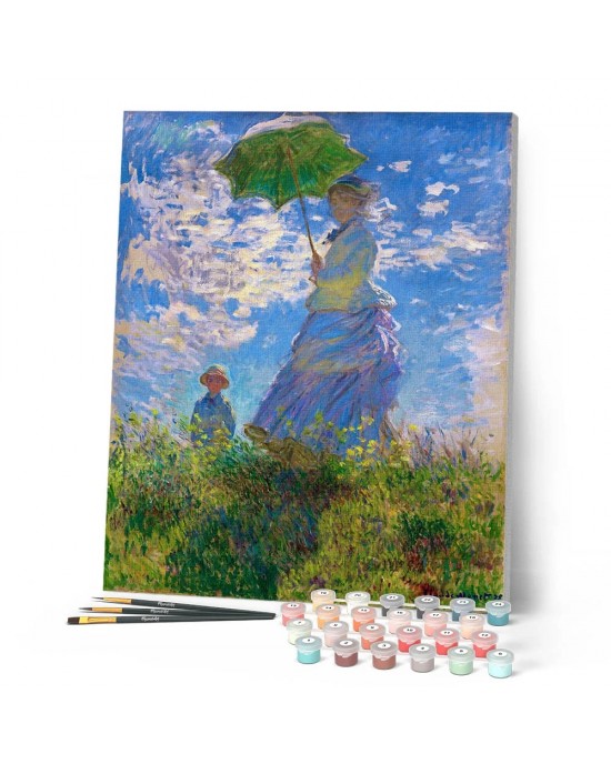 Ζωγραφική με αριθμούς The walk - Monet 40x50cm