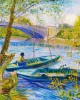 Ζωγραφική με αριθμούς Fishing in spring - Van Gogh 40x50cm