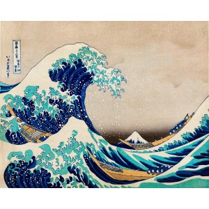 Ζωγραφική με αριθμούς The Great Wave of Kanagawa by Katsushika Hokusai 40x50cm