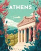 Ζωγραφική με αριθμούς Travel Poster Athens 40x50cm