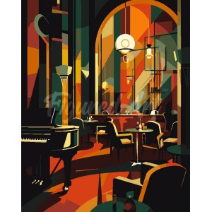 Ζωγραφική με αριθμούς Art Deco Club 40x50cm