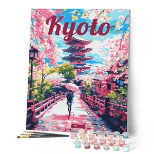 Ζωγραφική με αριθμούς Kyoto in Bloom 40x50cm