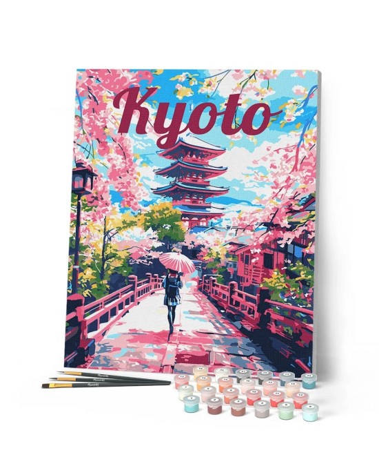 Ζωγραφική με αριθμούς Kyoto in Bloom 40x50cm
