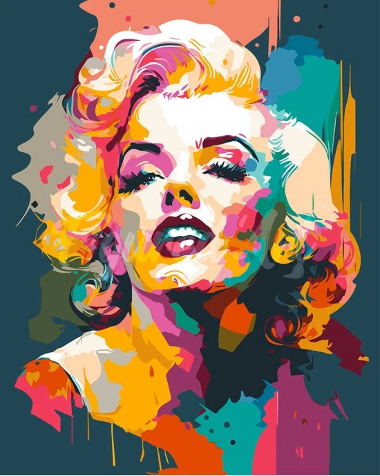 Ζωγραφική με αριθμούς Timeless Diva Abstract 40x50cm