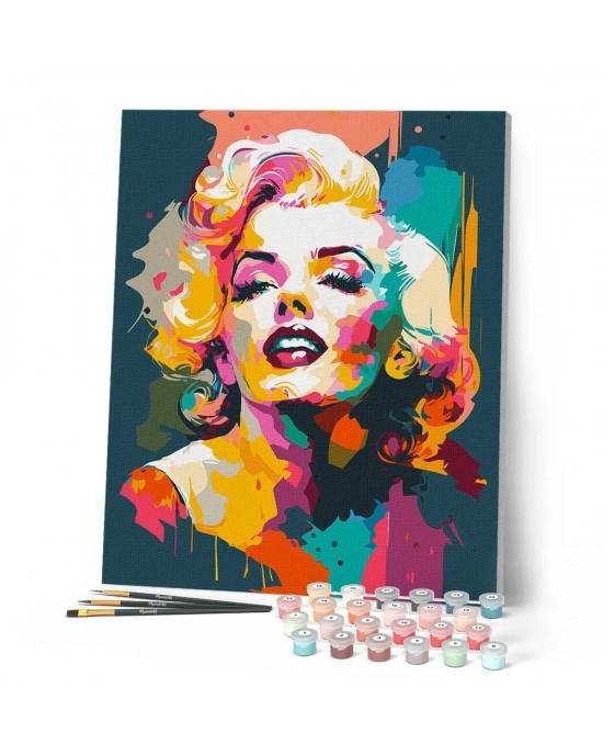 Ζωγραφική με αριθμούς Timeless Diva Abstract 40x50cm