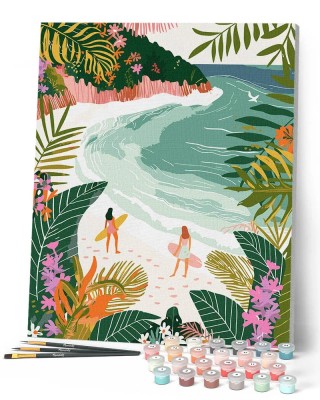 Ζωγραφική με αριθμούς Tropical Bay 40x50cm