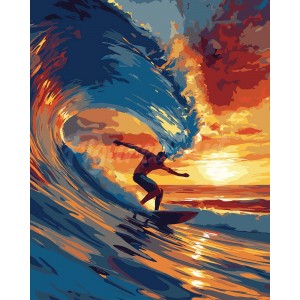 Διαμάντια Big Wave Surfing 40x50cm