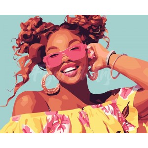 Ζωγραφική με αριθμούς Bright Laughter 40x50cm