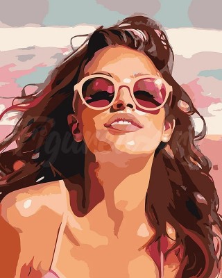 Ζωγραφική με αριθμούς Beachside Joy 40x50cm