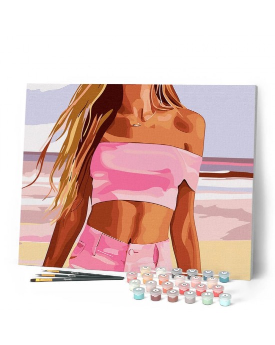 Ζωγραφική με αριθμούς Sea, Sand and Style 40x50cm
