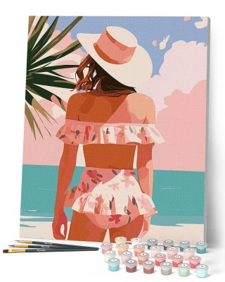 Ζωγραφική με αριθμούς Summer Beauty 40x50cm