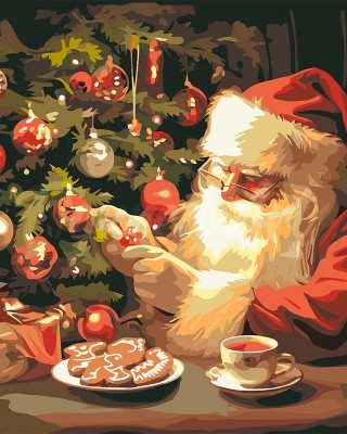 Ζωγραφική με αριθμούς Jolly Santa's Evening 40x50cm