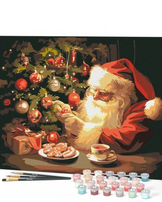 Ζωγραφική με αριθμούς Jolly Santa's Evening 40x50cm