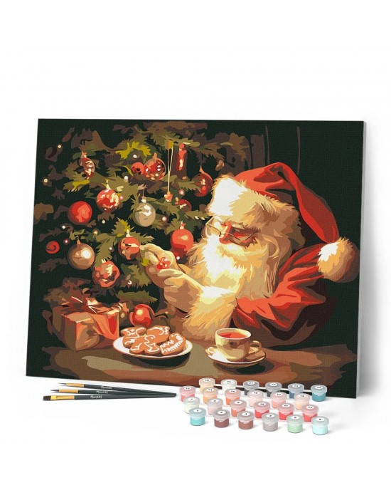 Ζωγραφική με αριθμούς Jolly Santa's Evening 40x50cm