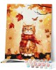 Ζωγραφική με αριθμούς Cozy Autumn Cat 40x50cm