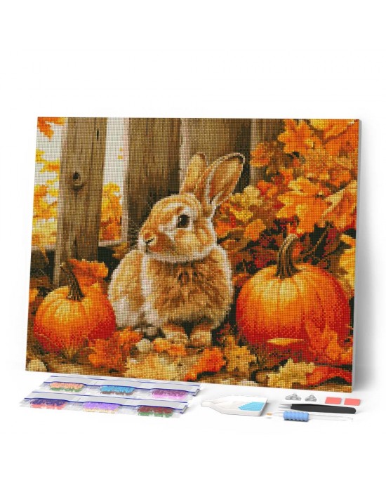 Διαμάντια Bunny and Pumpkins 40x50cm