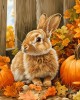 Διαμάντια Bunny and Pumpkins 40x50cm
