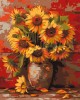 Ζωγραφική με αριθμούς Autumn Sunflowers Vase 40x50cm