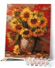 Ζωγραφική με αριθμούς Autumn Sunflowers Vase 40x50cm