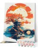 Ζωγραφική με αριθμούς Pagoda Under the Rising Sun 40x50cm