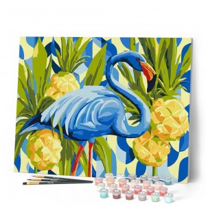 Ζωγραφική με αριθμούς Blue Flamingo 40x50cm