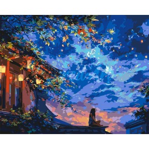 Ζωγραφική με αριθμούς Lantern Night View 40x50cm
