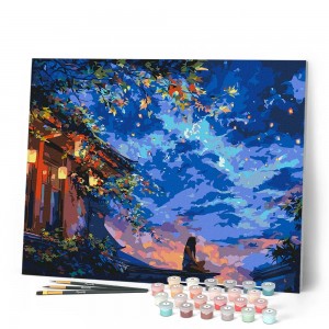 Ζωγραφική με αριθμούς Lantern Night View 40x50cm